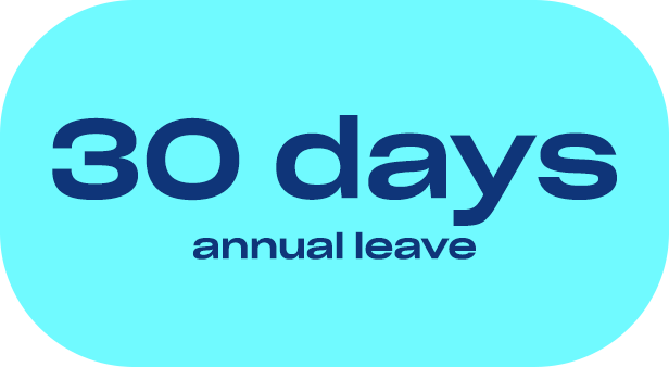 30 days annual leave