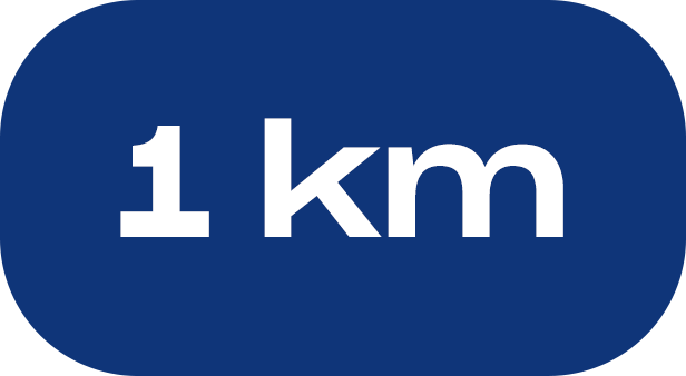 1km