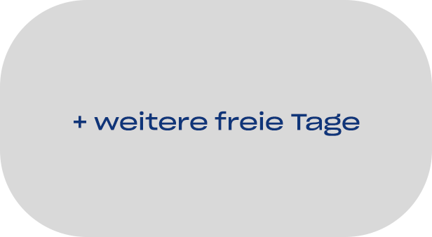 plus weitere freie Tage