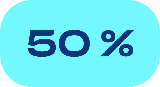 50 Prozent