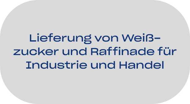 Lieferung von Weißzucker und Raffinade für Industrie und Handel