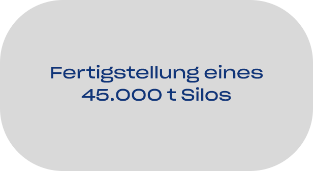 Fertigstellung eines 45000 Tonnen Silos