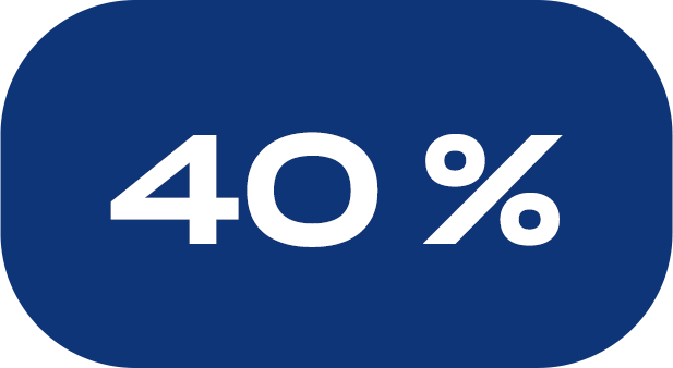 40 Prozent