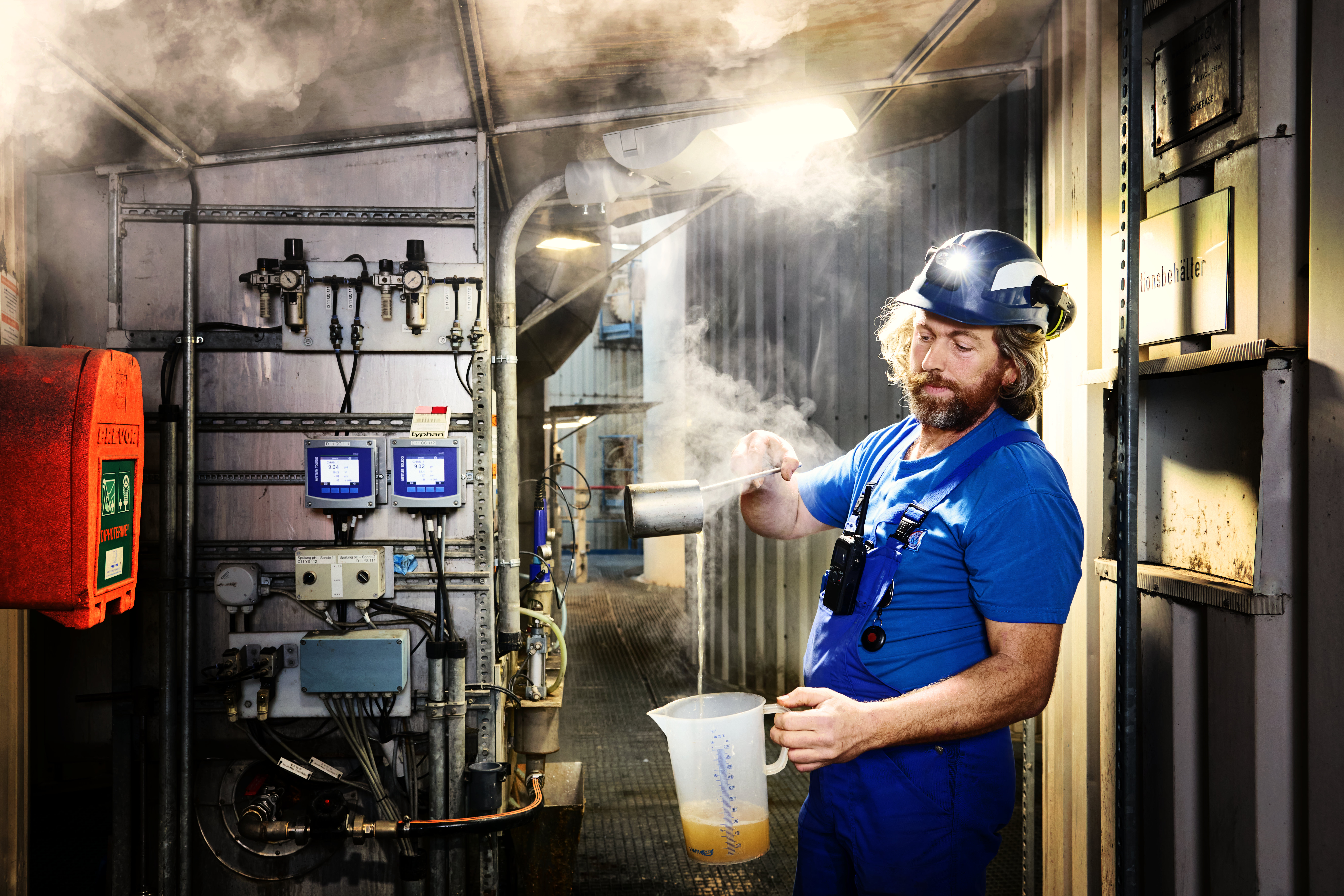 Mitarbeiter in der Produktion